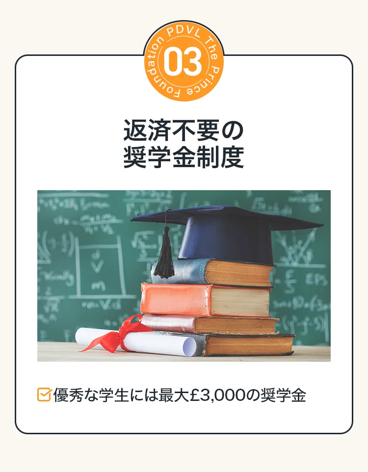 返済不要の奨学金制度
