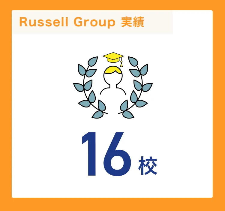 Russell Group実績　16校