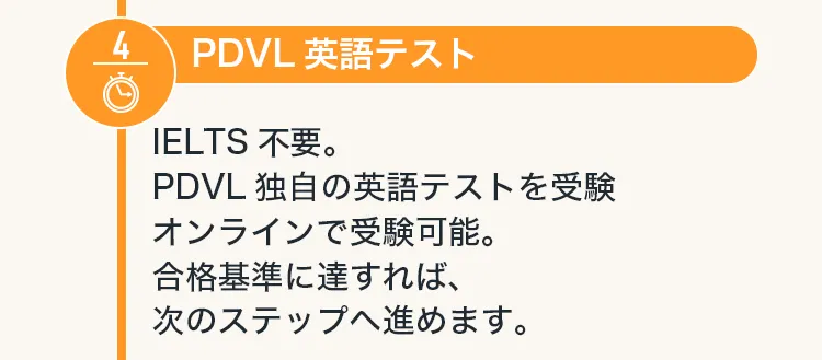 ４PDVL英語テスト
